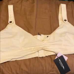 Pretty Little Thing Denim Bralet